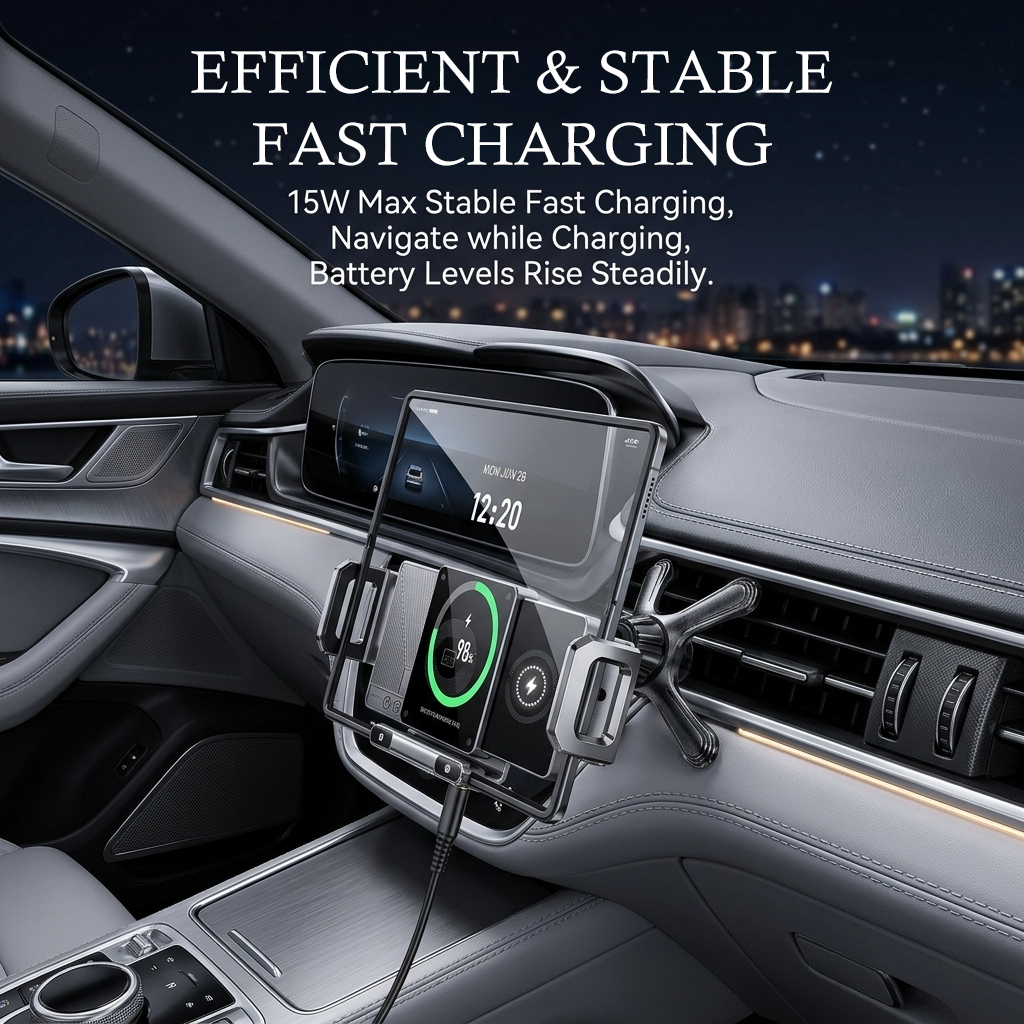 📱🚗Auto-Sensing Wireless Charging Car Phone/Pad Holder