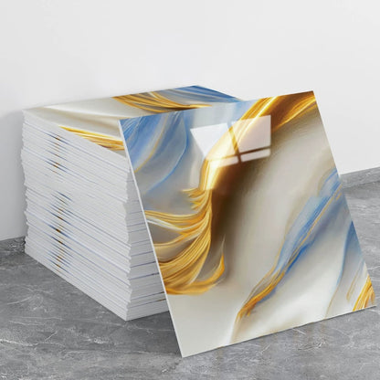 10 Pcs Marble Peel and Stick Waterproof Wall Panels🔥
