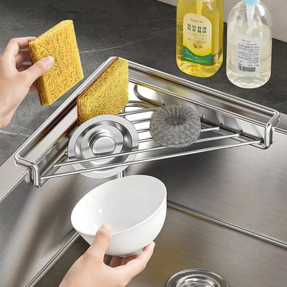 ⏰LAST DAY 50% OFF - Corner Sink Draining Shelf