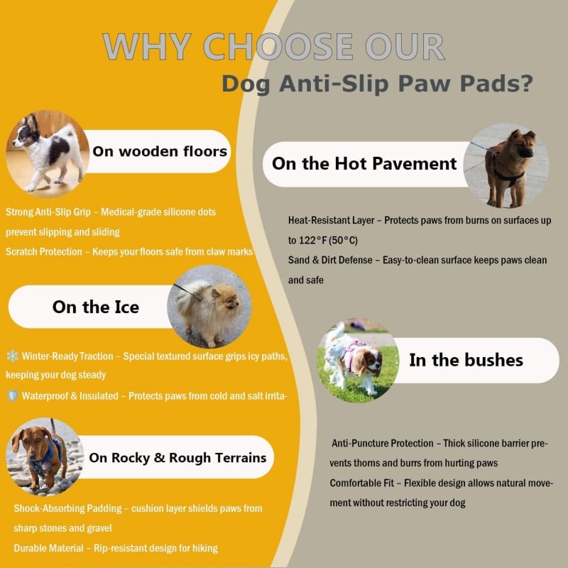 🐾Dog Paw Pads Anti-Slip Paw Protector