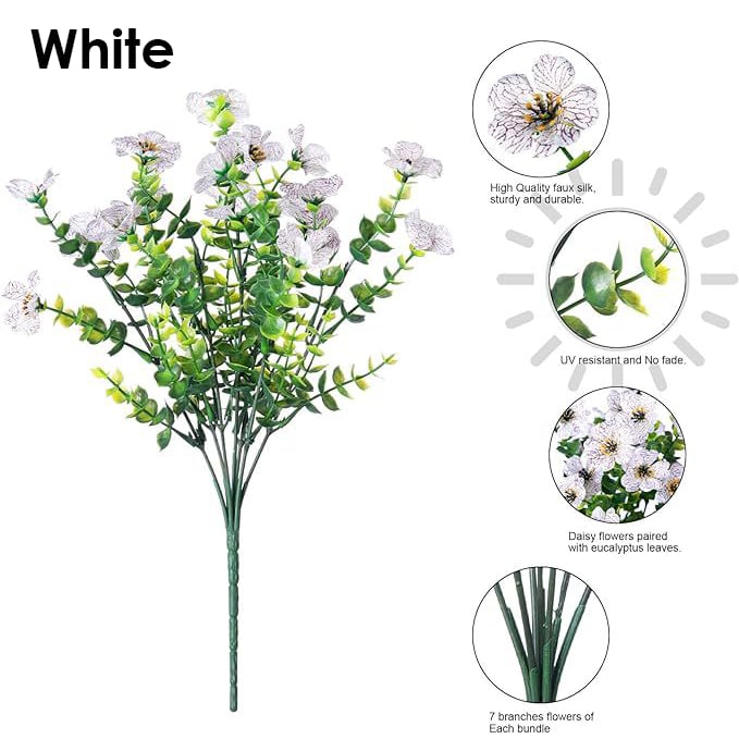 💥49% OFF🌺UV Resistant Colorful Artificial Flower💐🌺UV Resistant Fade-Free Colourful Artificial Flower