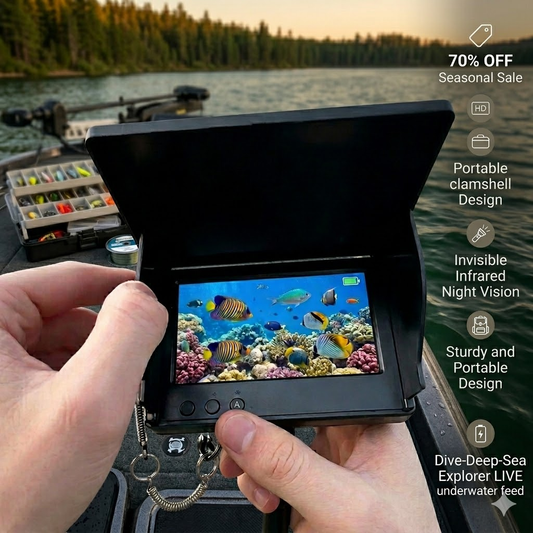 Ultra HD Underwater Fishing Camera | 1080P Real-Time Image & Night Vision Function (Seasonal Clearance