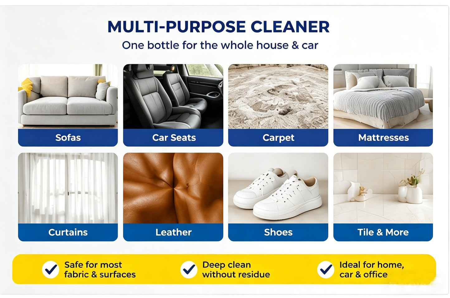 🔥Last Day 49% OFF - 🧽 Multi-Purpose Foam Cleaner