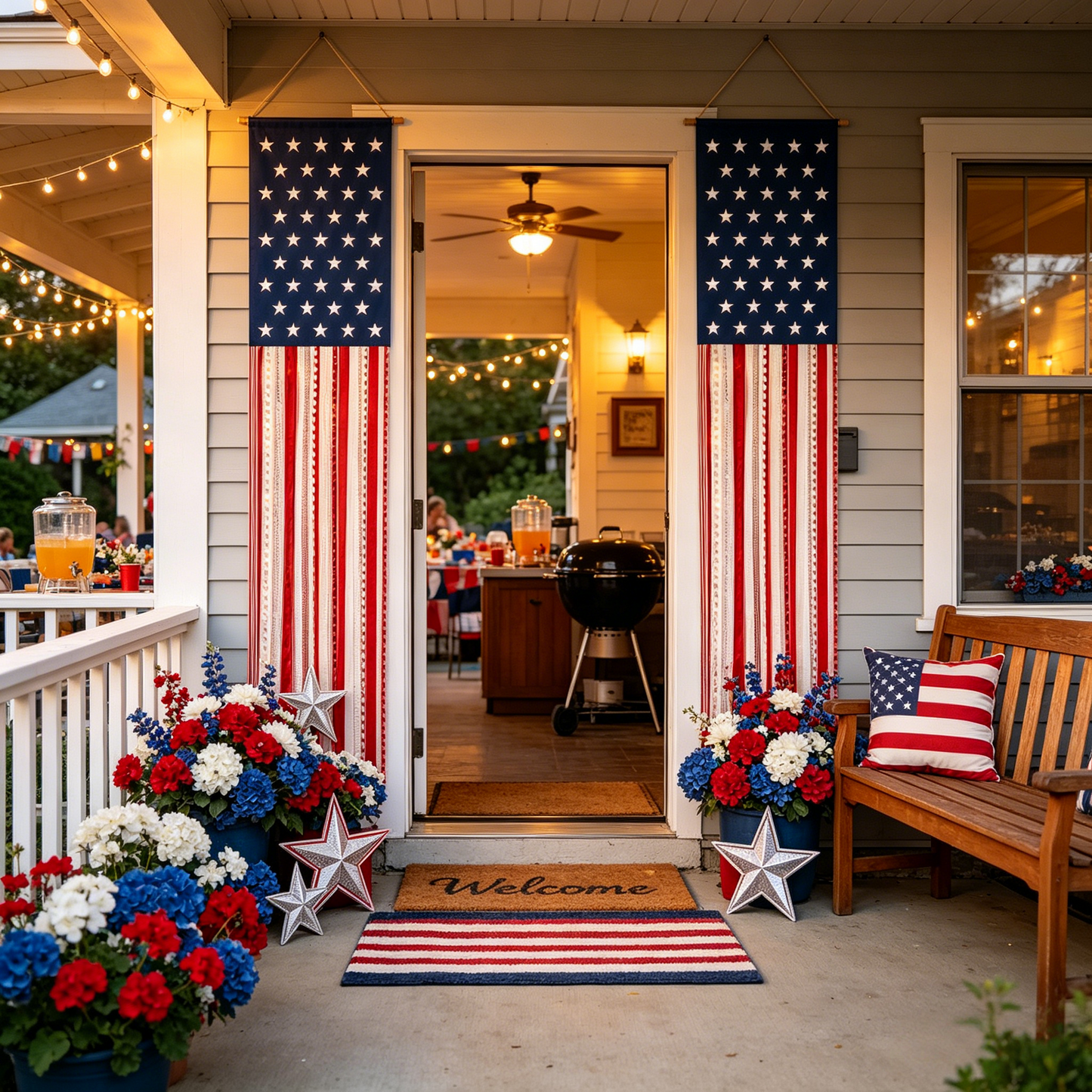 🎉Hot Sell🔥Patriotic Porch Banner Set | Perfect for America’s 250th Celebration!