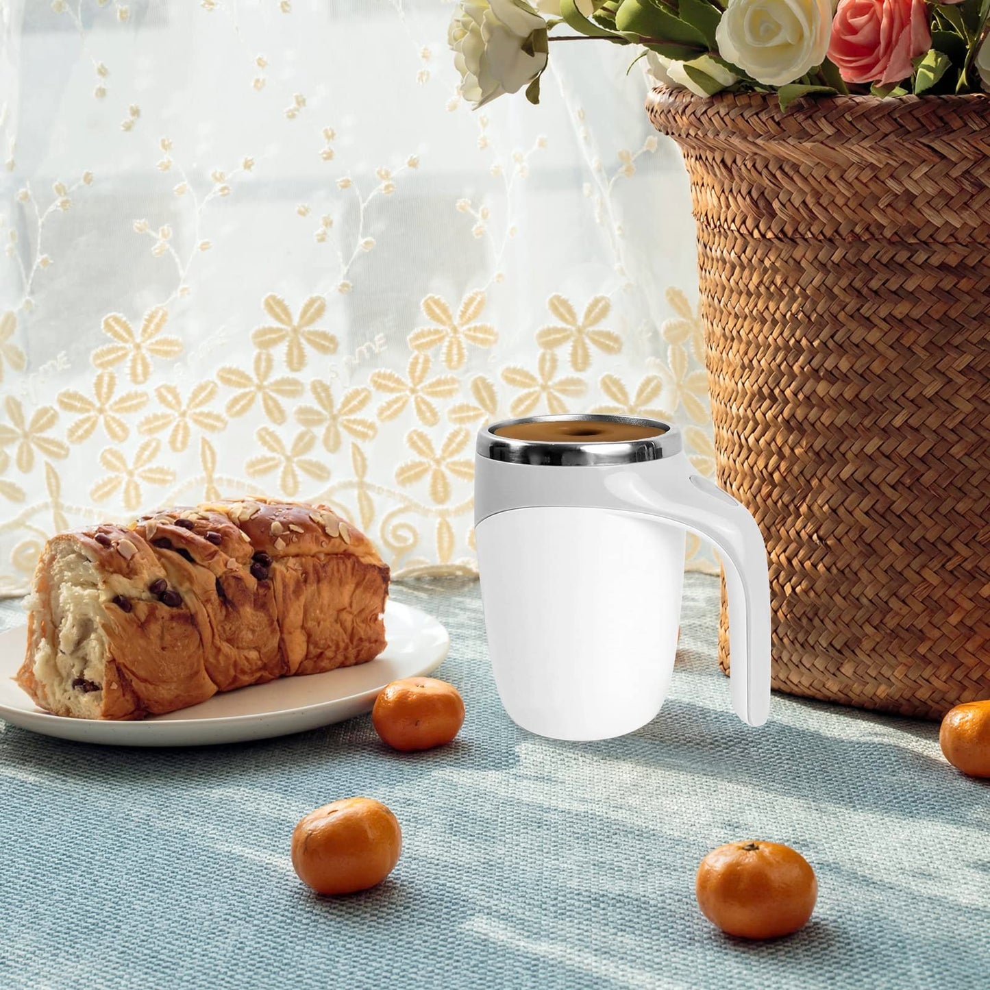 🎁 Best Gift Pick — Self-Stirring Mug✨ Your Perfect Drink, Perfectly Mixed ☕