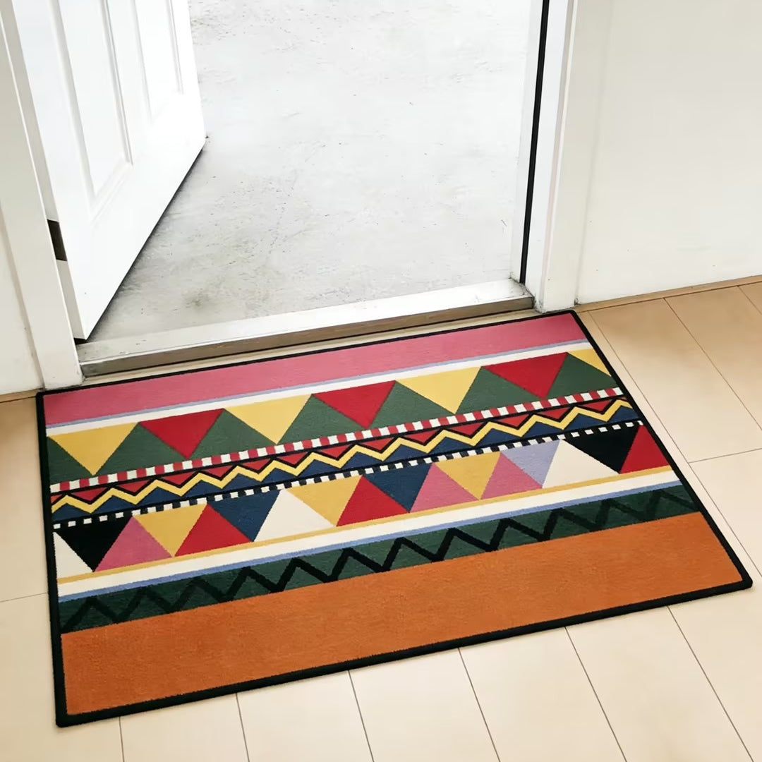 Washable Bohemian Runner Rug– Non-Slip & Pet-Friendly