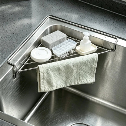 ⏰LAST DAY 50% OFF - Corner Sink Draining Shelf