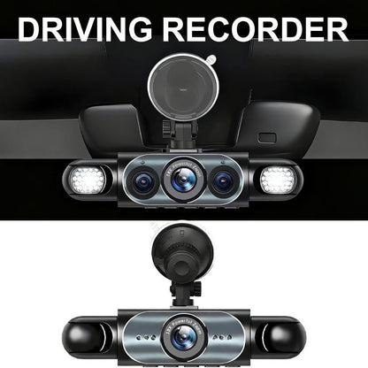 🚨[Best Seller] Stop Driving Blind! 4-Way Simultaneous Recording Dash Cam - 360° Full Coverage