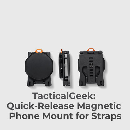 Quick-Release Magnetic Phone Mount for Straps