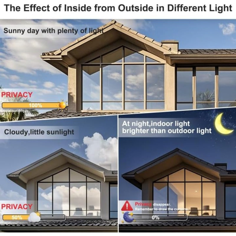 🪟✨50% OFF TODAY🔒 One-Way Privacy Window Film