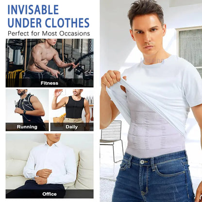 🔥New Hot Selling💪Men's Workout Vest - Compression Shapewear Tank Top