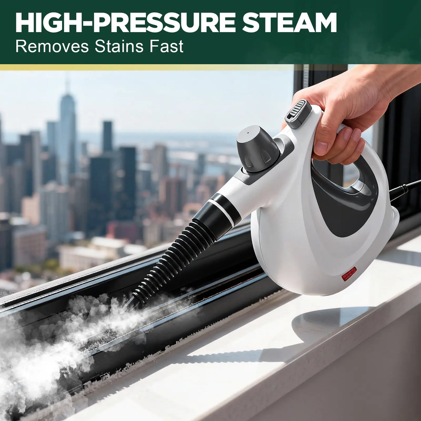Effortless Deep Cleaning 🔥 The Ultimate 12-in-1 Handheld Steam Cleaner for a Chemical-Free Home🎁