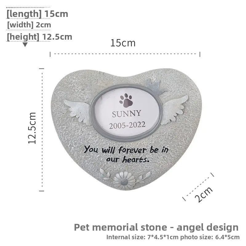 Pet Memorial Stone for Dogs and Cats – A Beautiful Tribute to Keep Their Memory Close Forever