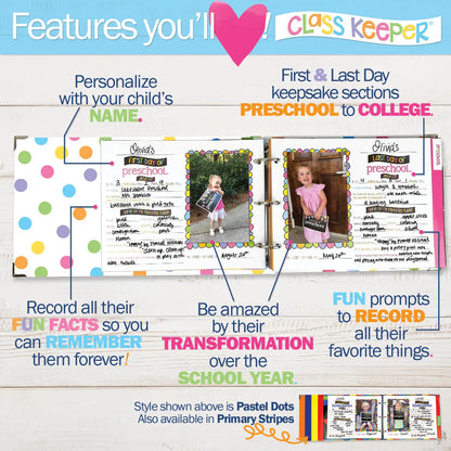 🔥Hot Sale 49% off🎁❤️School Days Memory Book|Simple & Stylish Keepsake Album📚