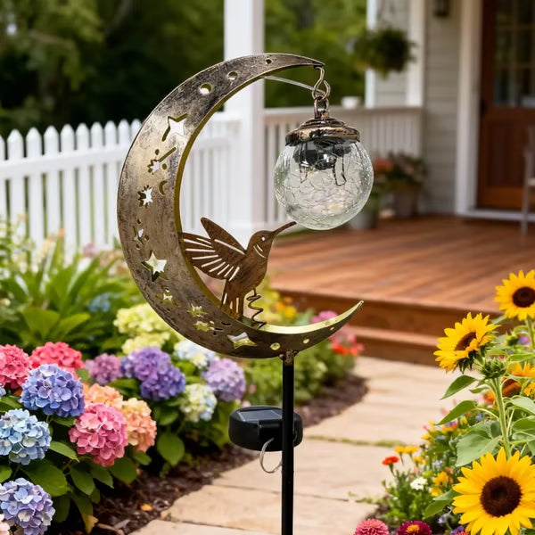 🔥 HOT SALE 50% OFF – Solar Garden Light ✨  Turn Your Dark Backyard Into A Magical Glowing Paradise 🌙