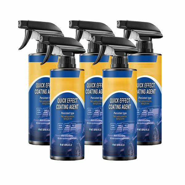 Advanced Silica Car Coating Spray - Safe for All Paints & Ceramic Coatings, Hydrophobic & Streak-Free