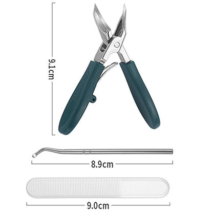 Eagle Beak Nail Clipper Set (With Filer and Nail Remover) for Thick Nails,Seniors&Ingrown Care