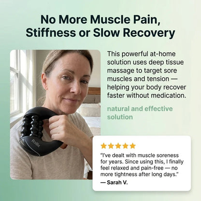 Mini Handheld Rolling Massager For Body Pain