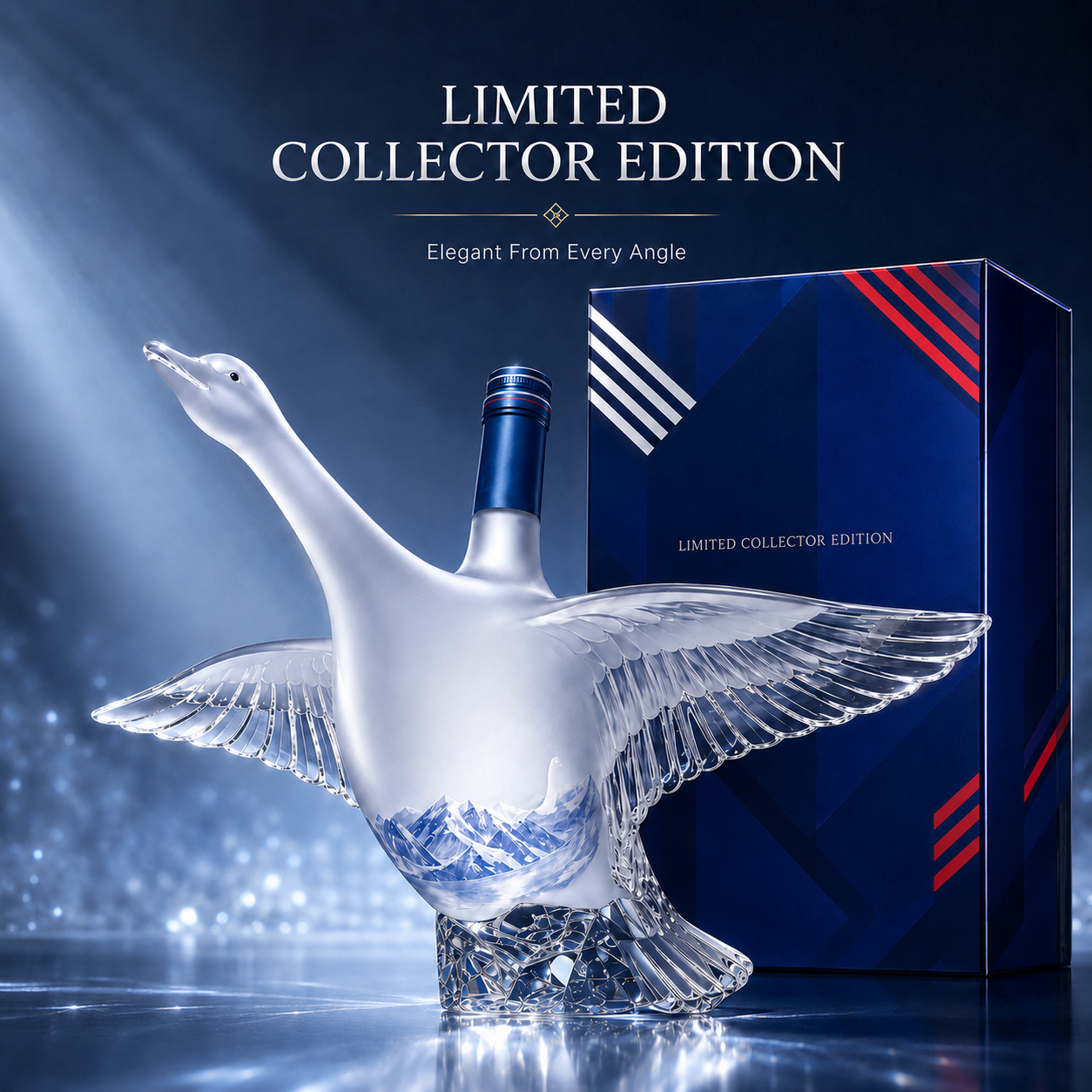 💥Summer Special Offer 📣30th Anniversary 3D Sculpted Vodka Bottle