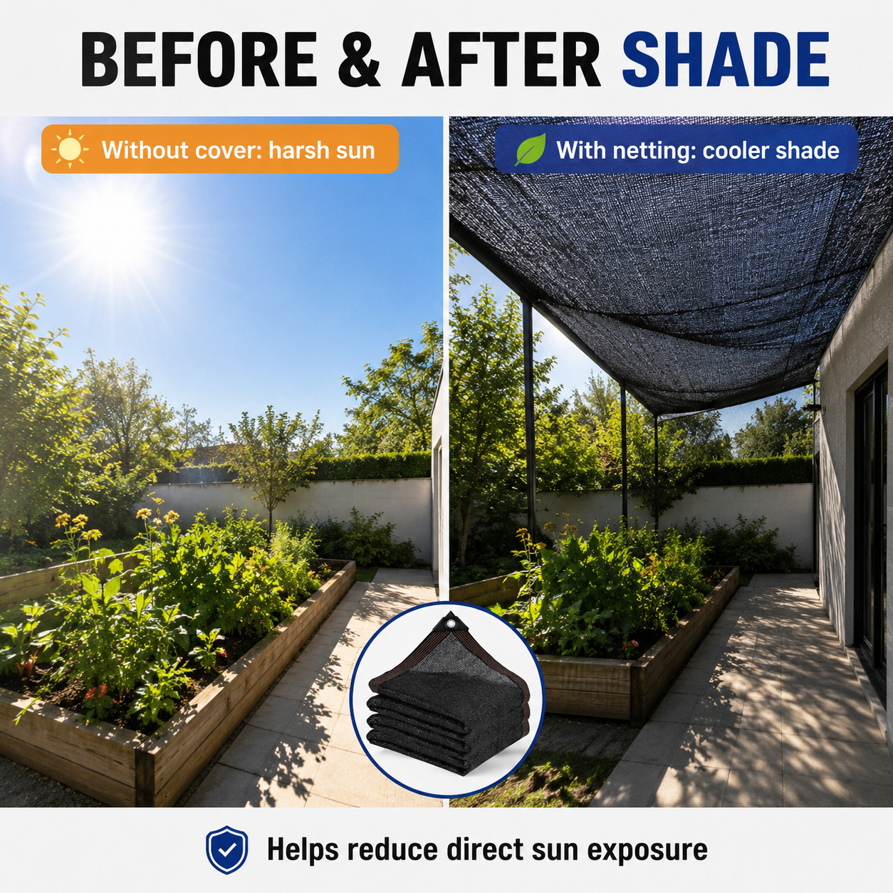 💥 Limited time 50% OFF🌿 UV-resistant, breathable, cooling, high-quality woven sunshade