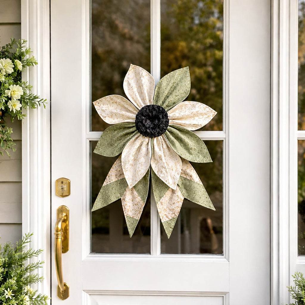 The Heritage Bloom Wreath & Bow: Multi-Piece Sewing Template Set