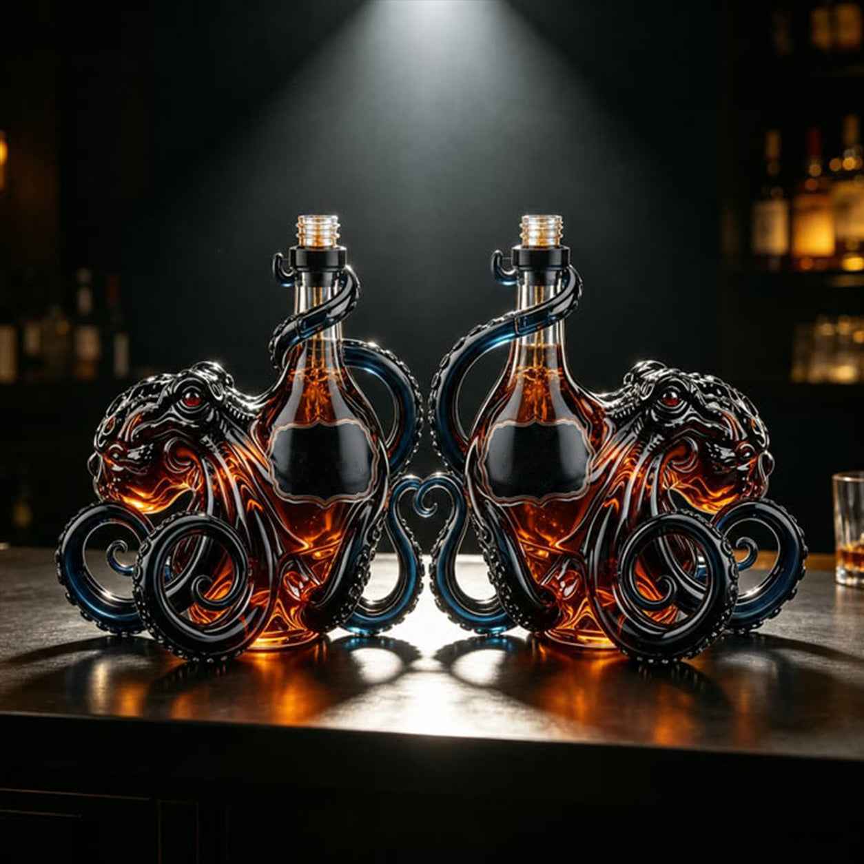 3D Octopus Bottle 🐙🥃