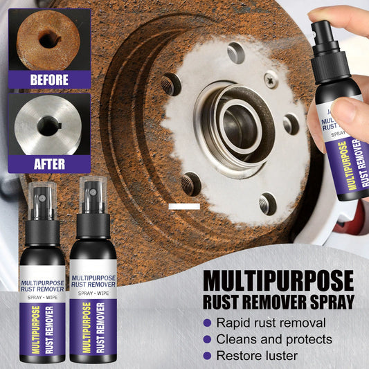 💪Powerful Rapid Rust Remover Spray – No Scrubbing, Safe for Iron/Steel/Home Hardware