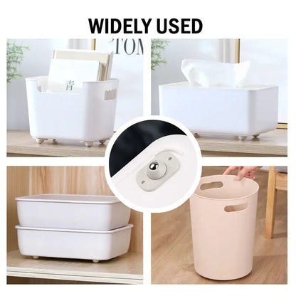 Heavy-Duty Adhesive Universal Wheels | 360° Mini Caster Wheels