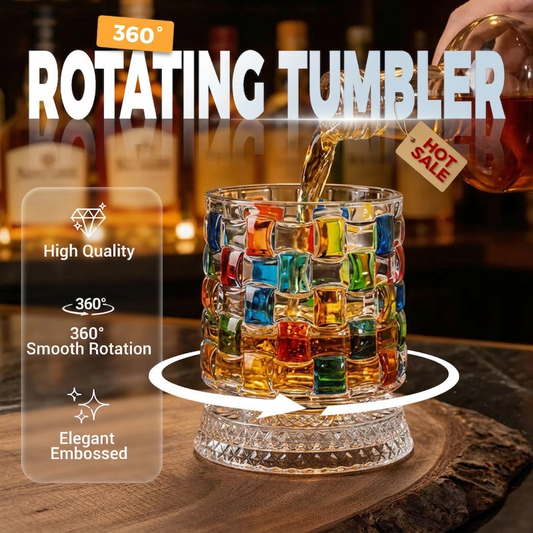 ✨360° Rotating Whiskey Glass