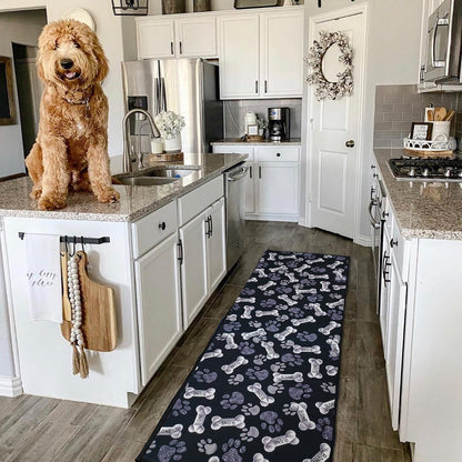 Original Design Pet Paw Runner Rug - Non-Slip Durable
