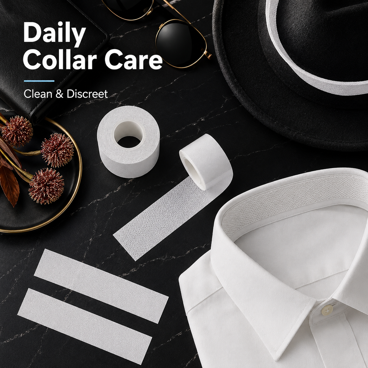✨Buy 1 Get 1 Free✨Men's Shirt Collar Sweat-Absorbing Protective Pads