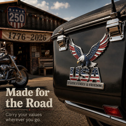 🎉250th Anniversary 49% OFF - ★USA Faith, Family & Freedom★ Metal Emblem