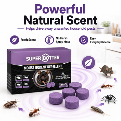 12 Individually Wrapped Natural Rodent Repellent Packs🐭