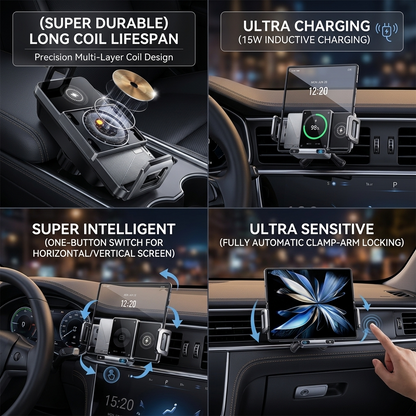 📱🚗Auto-Sensing Wireless Charging Car Phone/Pad Holder