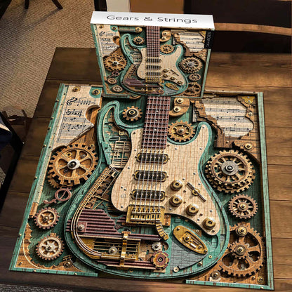🎸🧩Gears & Strings Jigsaw Puzzle 1000 Piece