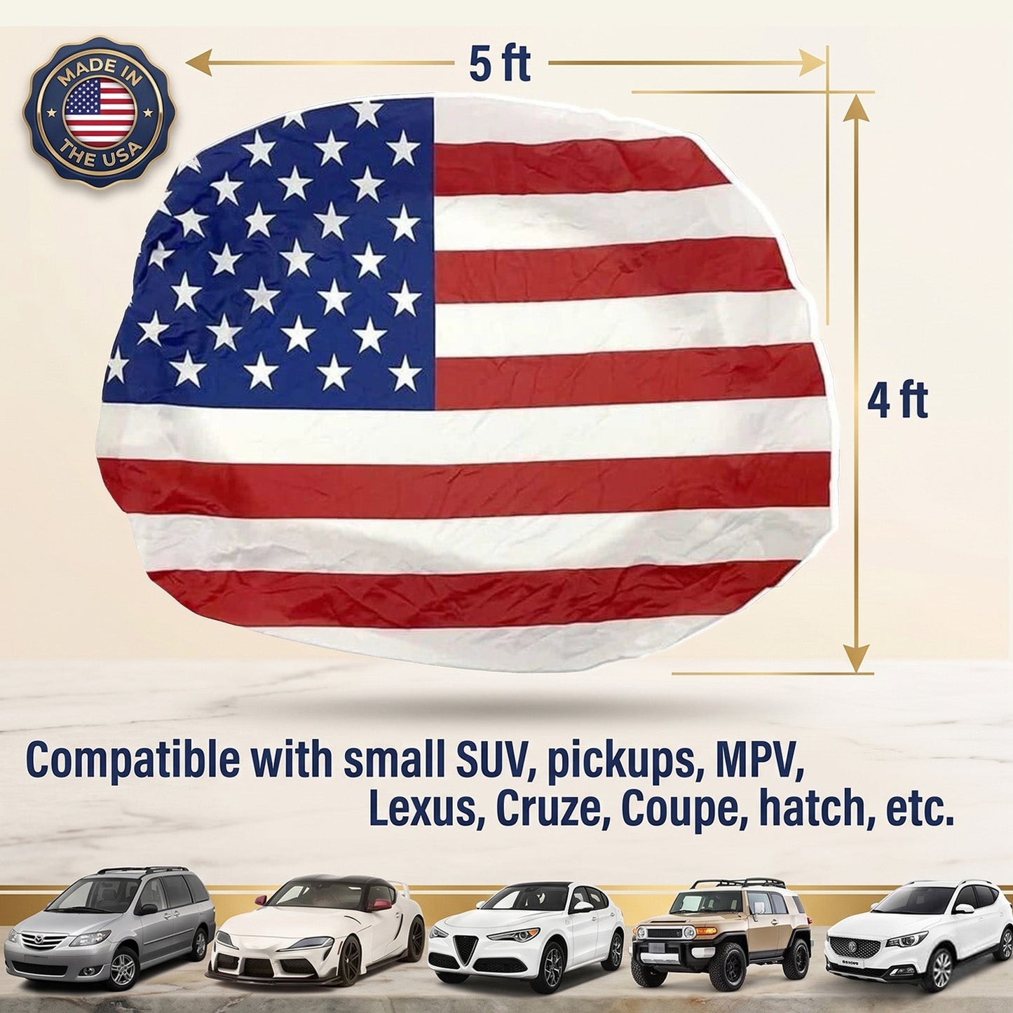 🎉4th Of July Flash Sale 65K+🔥Car Hood Flag🦅