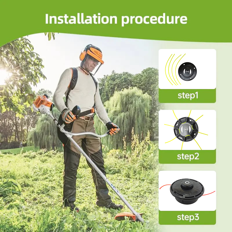 🔥LAST DAY 55% OFF 🔥 Indestructible Turbo Trimmer Head - Heavy Duty