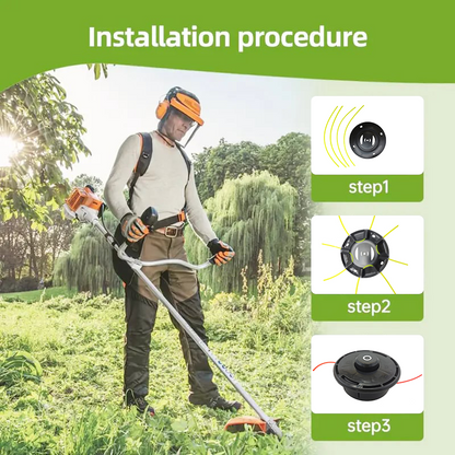 🔥LAST DAY 55% OFF 🔥 Indestructible Turbo Trimmer Head - Heavy Duty