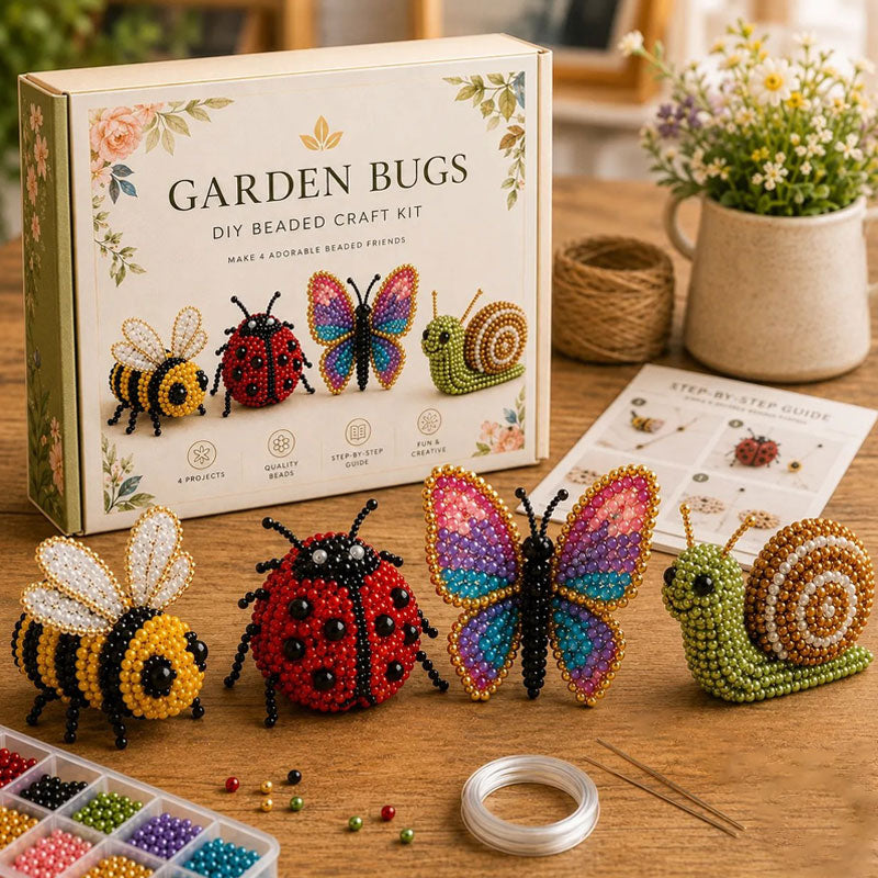 🧵✨ Tiny 3D Beaded Animal DIY Kit