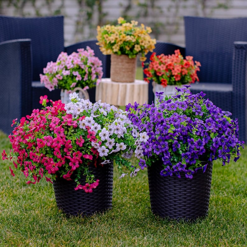 💥49% OFF🌺UV Resistant Colorful Artificial Flower💐🌺UV Resistant Fade-Free Colourful Artificial Flower