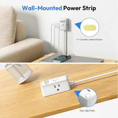 NTONPOWER Twin Extension Cord Splitter