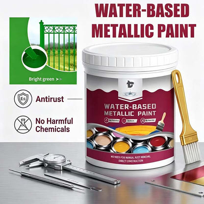🔥Hot Sale 49% OFF🔥 Rust Converter & Metallic Paint – Stops Rust, Ready to Paint🛡️