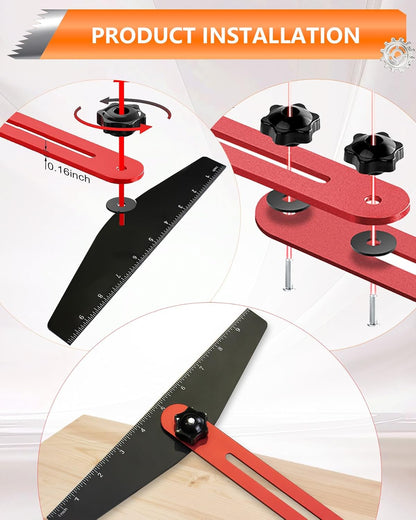 Aluminum Alloy Stair Tread Template Tool