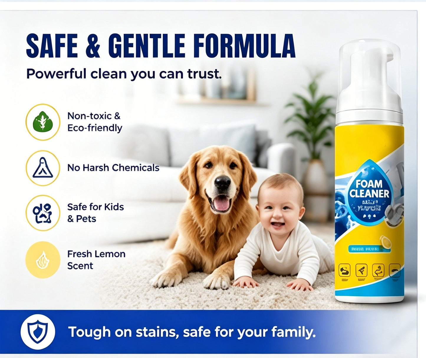 🔥Last Day 49% OFF - 🧽 Multi-Purpose Foam Cleaner