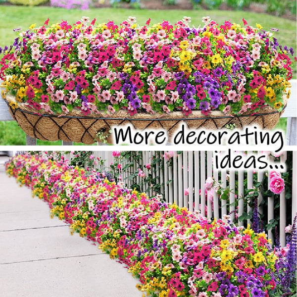 💥49% OFF🌺UV Resistant Colorful Artificial Flower💐🌺UV Resistant Fade-Free Colourful Artificial Flower