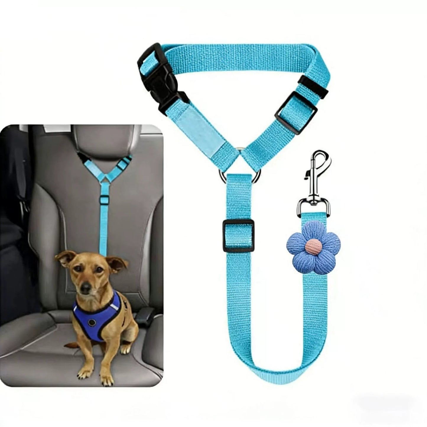 🔥HOT SELL🎁2-in-1 Dog Car Seat Belt & Walking Leash
