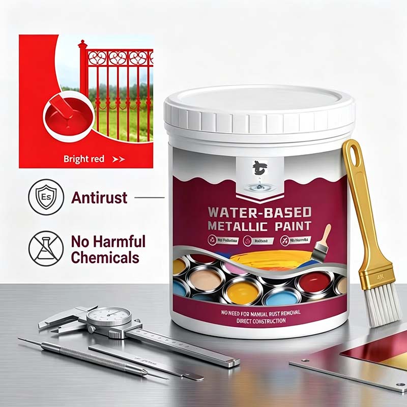 🔥Hot Sale 49% OFF🔥 Rust Converter & Metallic Paint – Stops Rust, Ready to Paint🛡️