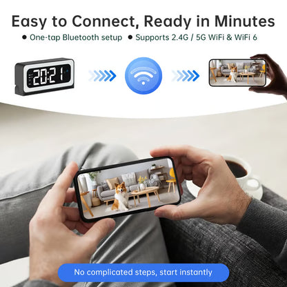⚡Hot Sales 49% OFF🔥[Hidden camera HD night vision]No WIFI or electricity required💯 Home Security & Real-Time Monitoring System
