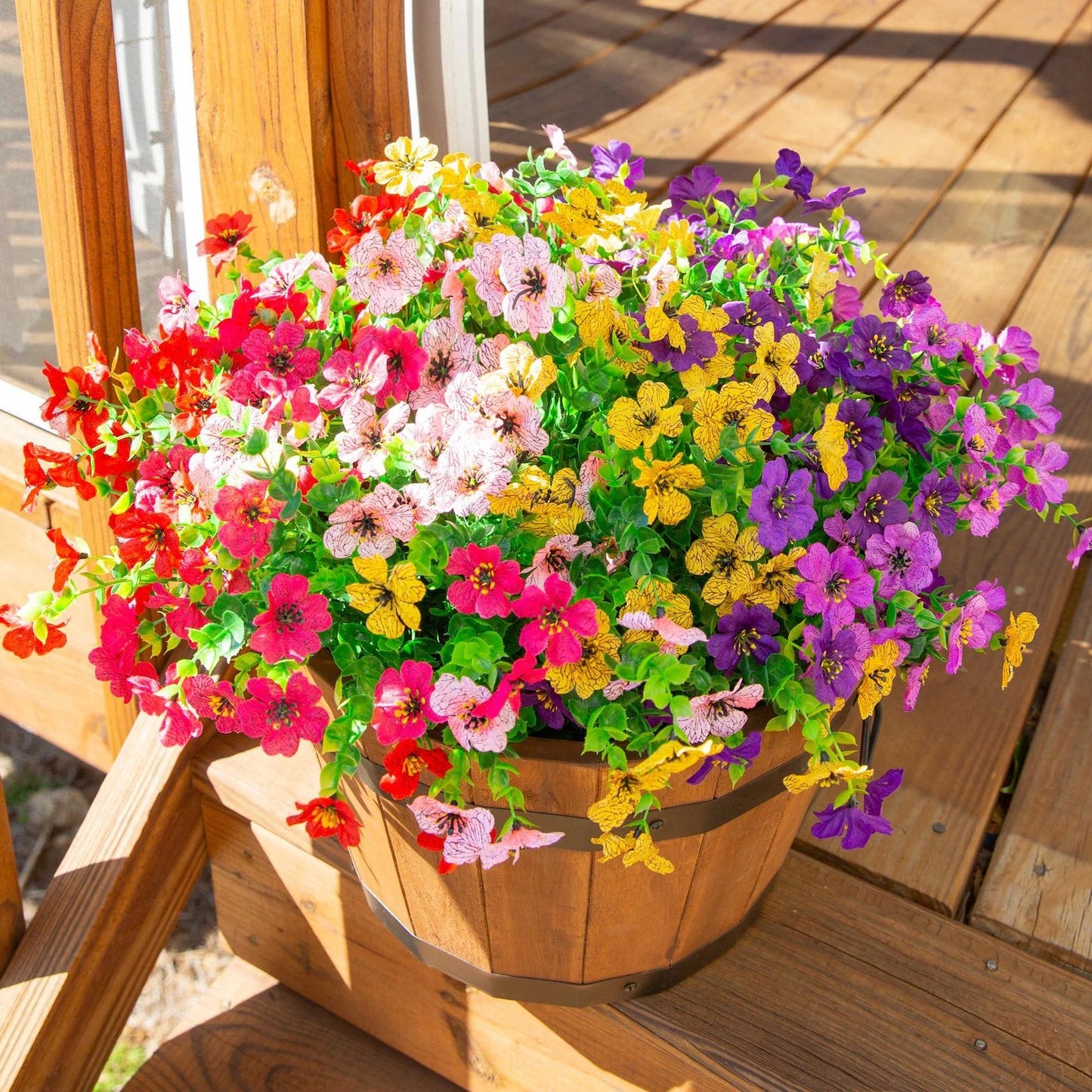 💥49% OFF🌺UV Resistant Colorful Artificial Flower💐🌺UV Resistant Fade-Free Colourful Artificial Flower