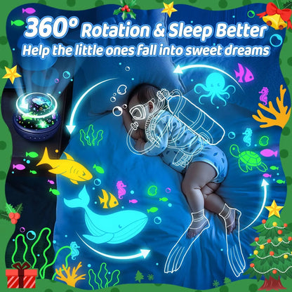 Magical 5-in-1 Kids Star Projector 🌙✨ 91 Light Effects • Remote Control • 360° Rotation • Perfect Bedtime Gift